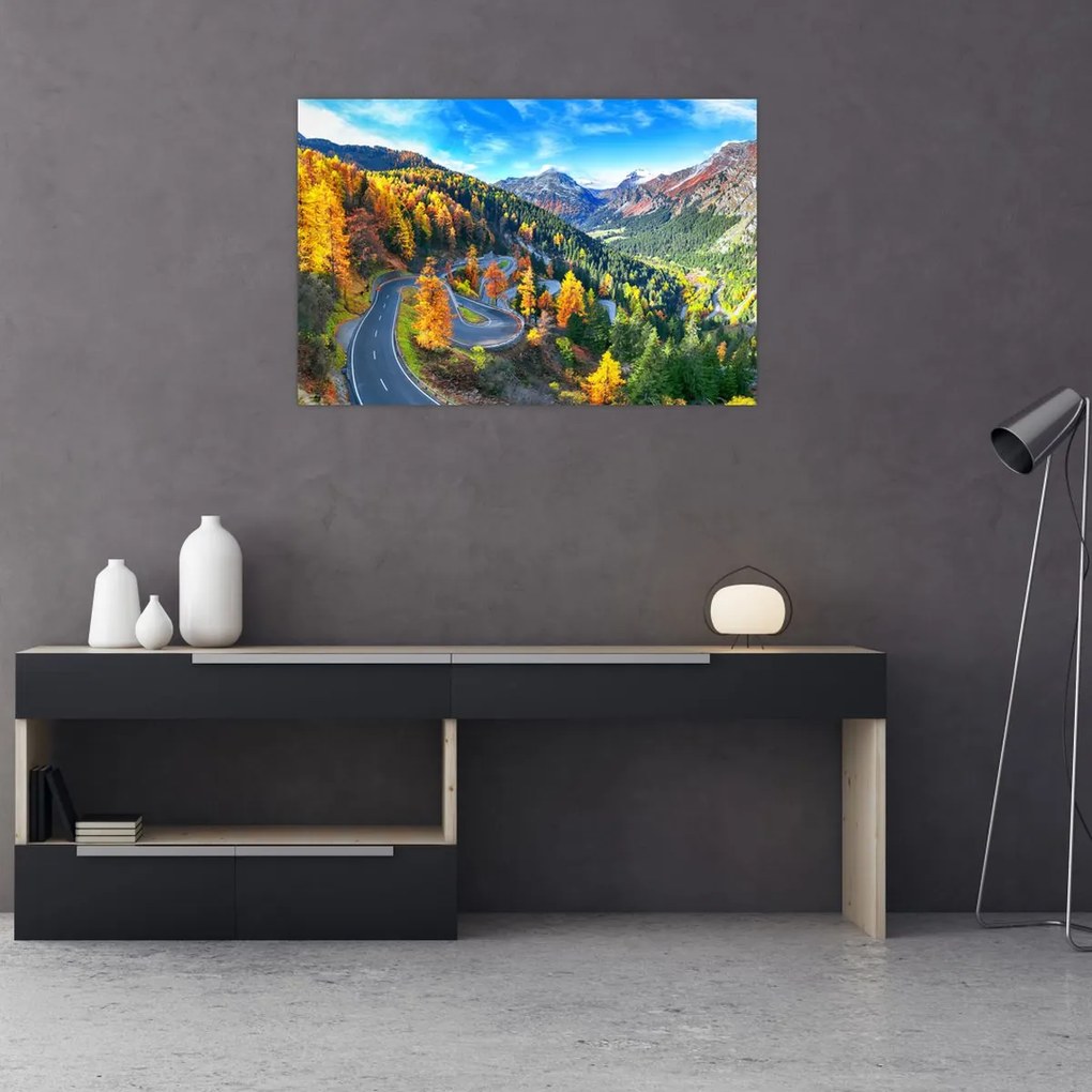 Tablou - Trecătoarea Malay Pass (90x60 cm)