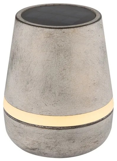 Globo 36638SA - Lampă solară LED 10xLED/0,06W/3V IP44 gri