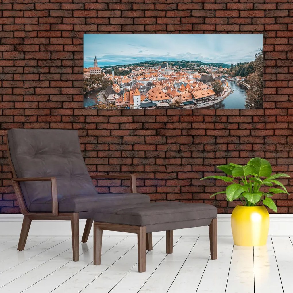 Tablou - Krumlov din Cehia (120x50 cm)
