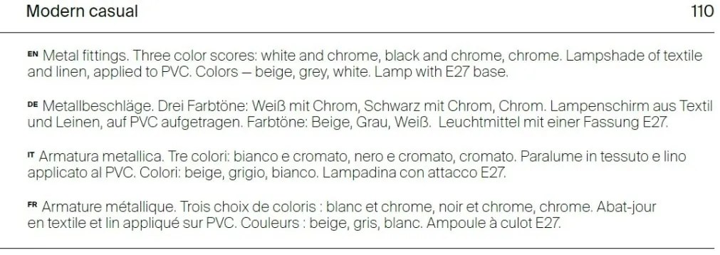 Plafoniera design modern Bergamo alb, transparent