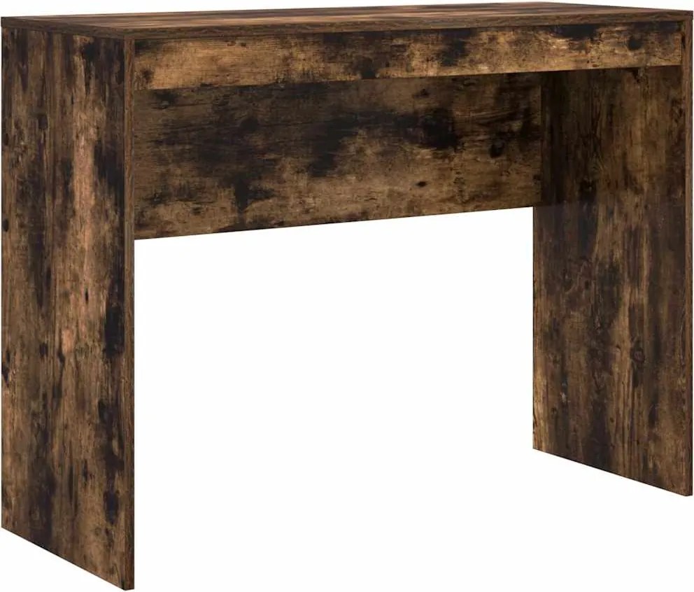 vidaXL Birou Stejar fumuriu 100 x 40 x 76 cm