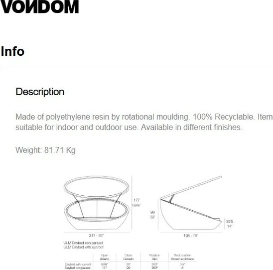 Pat de zi lounge de exterior / interior design modern premium ULM