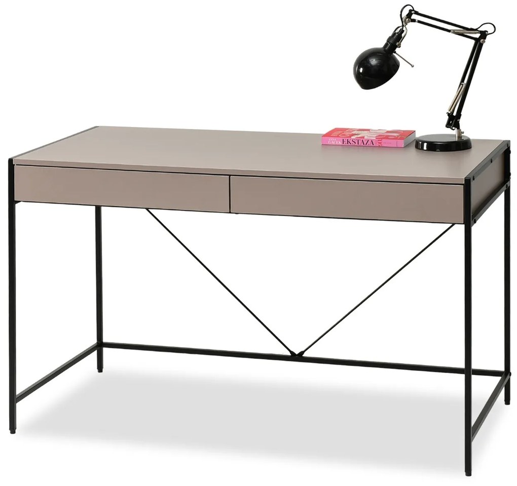 Masă PC Unica (bej + negru). 1109849