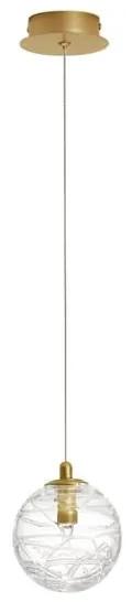 Pendul modern design decorativ COEN auriu D-12cm