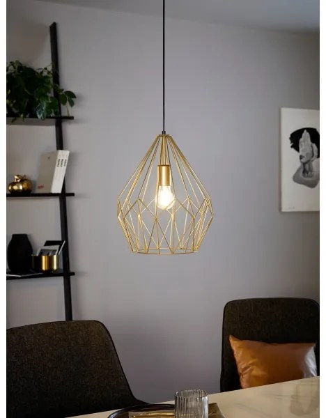 Eglo 49933 - Lampa suspendata CARLTON 1xE27/60W/230V