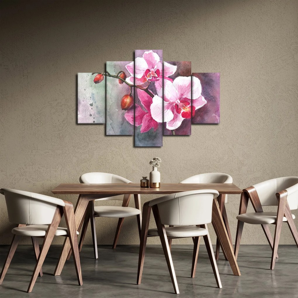 Tablou - Orhidee, acvariu (150x105 cm)
