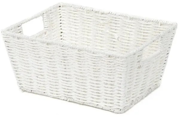 Coș tricotat compactor 31 x 24 x 14 cm, negru