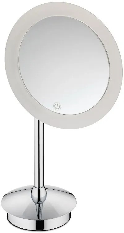 Kela Alessia oglindă cosmetică 21.5x41.5 cm rotund cu iluminare 20629