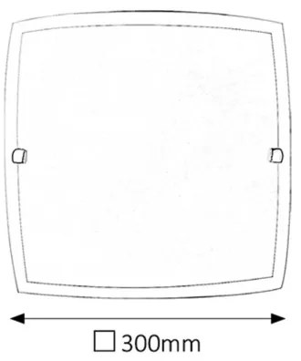 Rabalux 3688 - Plafoniera NEDDA 1xE27/60W/230V
