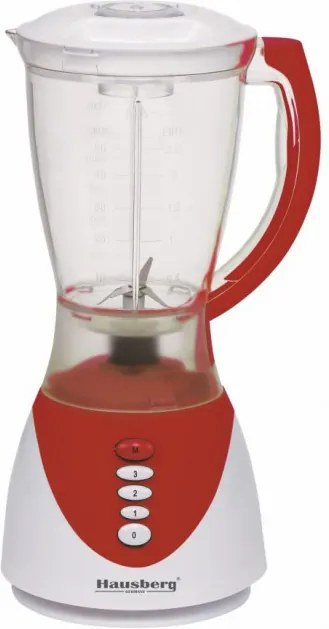 Blender cu Maruntitor de Legume 2 în 1 Hausberg,3 Viteze, Pulse, Vas 1.5 Litri, 300 W