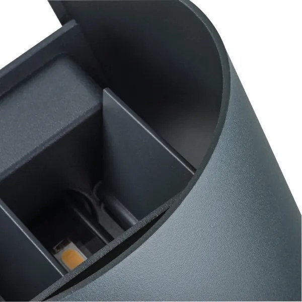 LED Aplică perete exterior REKA LED/7W/230V IP54 negru