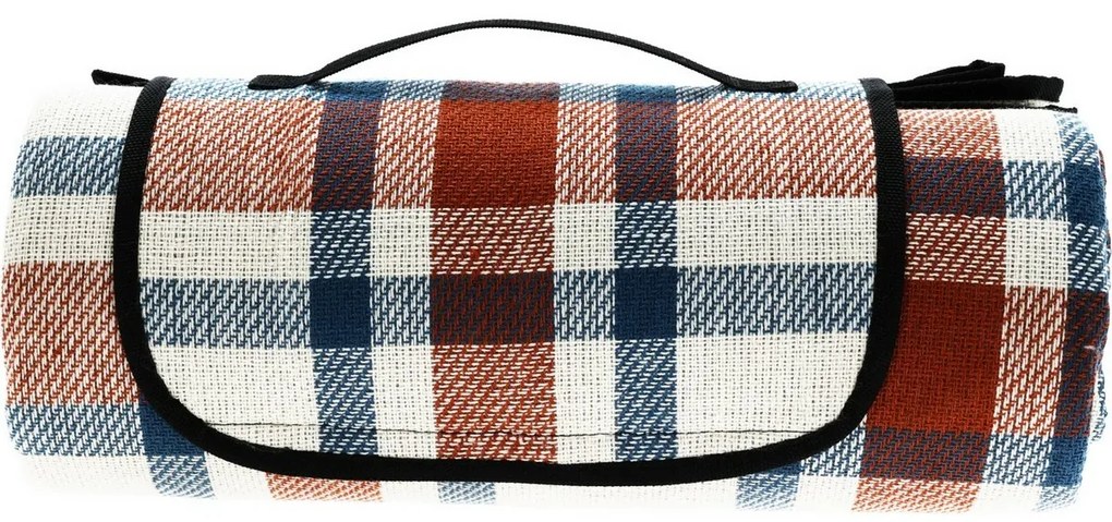 Pătură de picnic Redcliffs Dice roșu și albastru ,150 x 180 cm