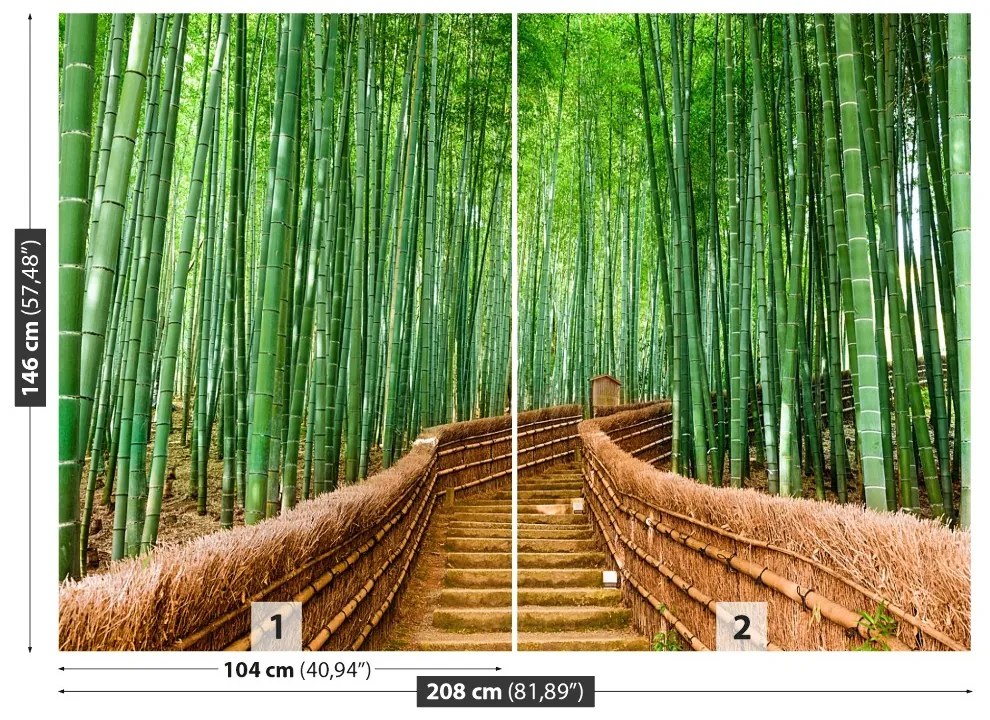 Fototapet Pădure de bambus