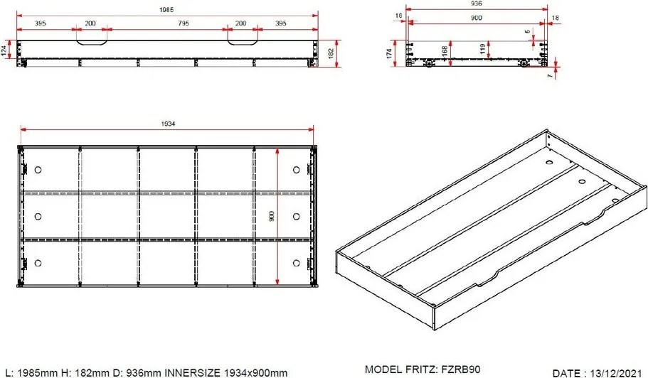 Pat pentru copii în culoare naturală cu extensie suplimentară din lemn de pin cu somieră 90x200 cm Margrit – Vipack