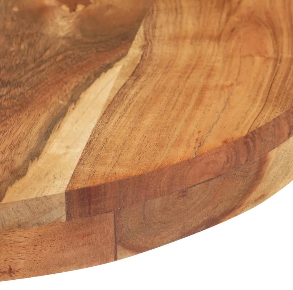 Masa de bar rotunda, O60x110 cm, lemn masiv de salcam 1, O 60 x 110 cm, lemn masiv de acacia