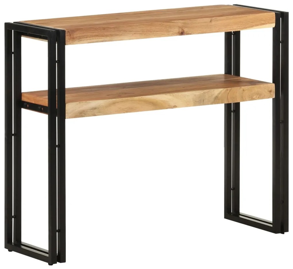 vidaXL Masă consolă, 90x30x75 cm, lemn masiv de acacia