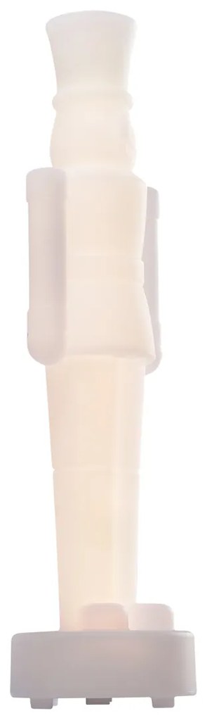 Lampă de masă de Crăciun albă, cu LED, cu dimmer și reîncărcabilă RGBW-IC - Nutcracker