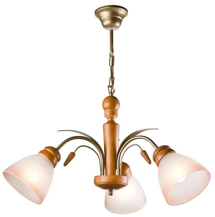 Lustră pe lanț TULIPAN 3xE27/60W/230V