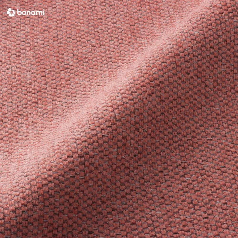 Canapea extensibilă cu șezlong dreapta Interieurs 86 Liege, roz