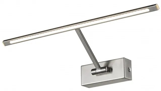 Aplica LED pentru tablou cu brat directionabil Monalisa 46 nickel satin