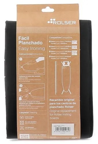Husă pentru masă de călcat 140x55 cm Universal – Rolser