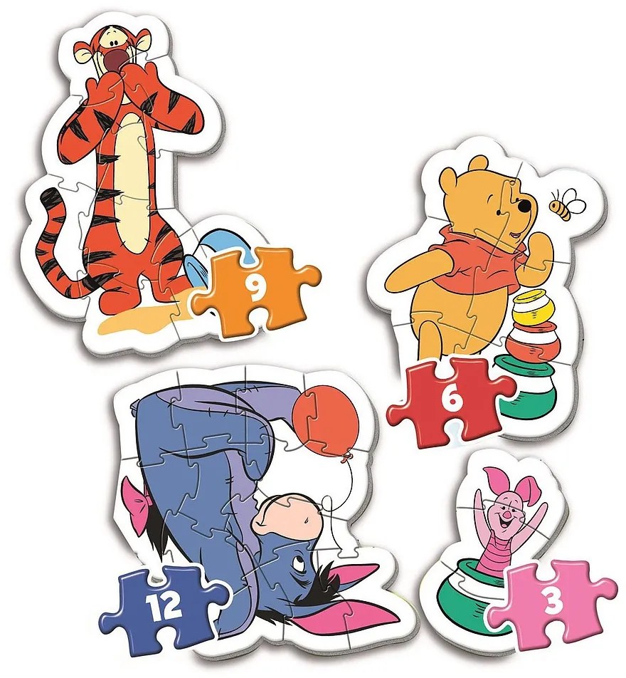 Disney Winnie de Pluș My First puzzle formă bebe Clementoni