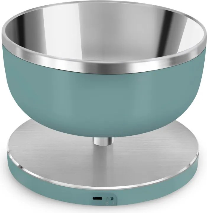 Cantar de bucatarie Smeg Collezione KSC01EGMWW, Pana la 5 kg/5 l, Functie TARA, Afisaj LED, Baza antiderapanta, Baterie incarcabila, Verde smarald