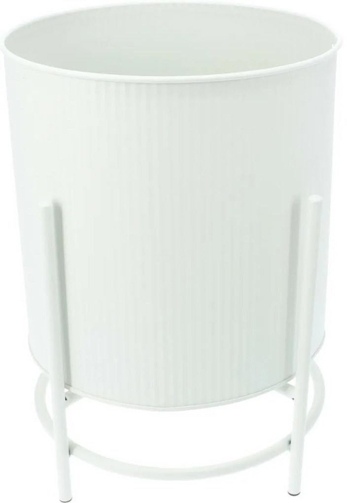 Set de suporturi metalice pentru flori Celano alb,2 buc.