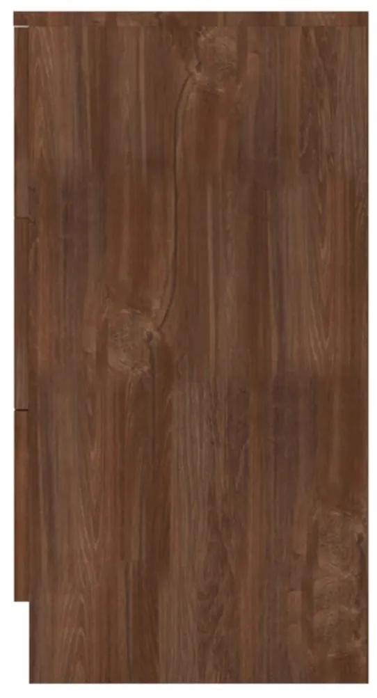 Comoda cu sertare, stejar maro, 71x35x68 cm, PAL 1, Stejar brun