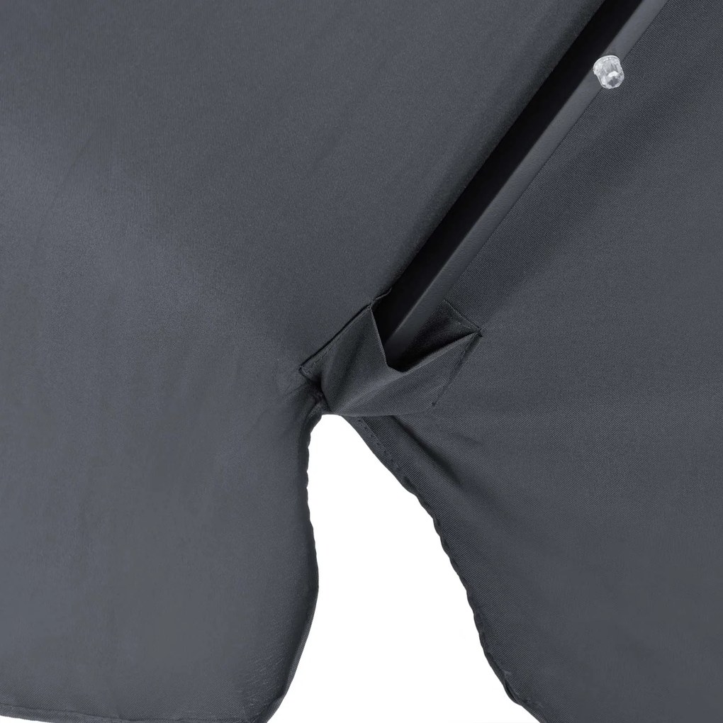 Deuba Umbrela de soare LED Atena Ø330cm - antracit