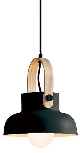 Pendul design modern Lanteo negru mat