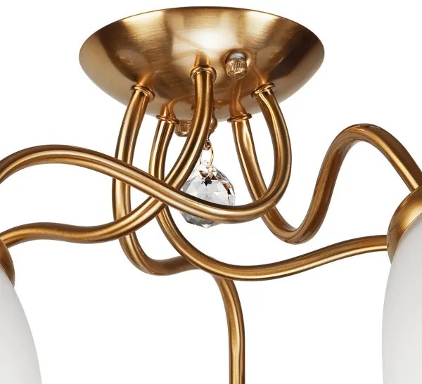 Lustră aplicată MIRANDA 1xE27/60W/230V aurie