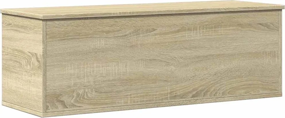 vidaXL Cutie de depozitare, stejar sonoma, 102x35x35cm, lemn prelucrat