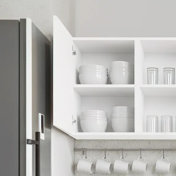 Mobilă de bucătărie ARLEN, 180 cm, albă