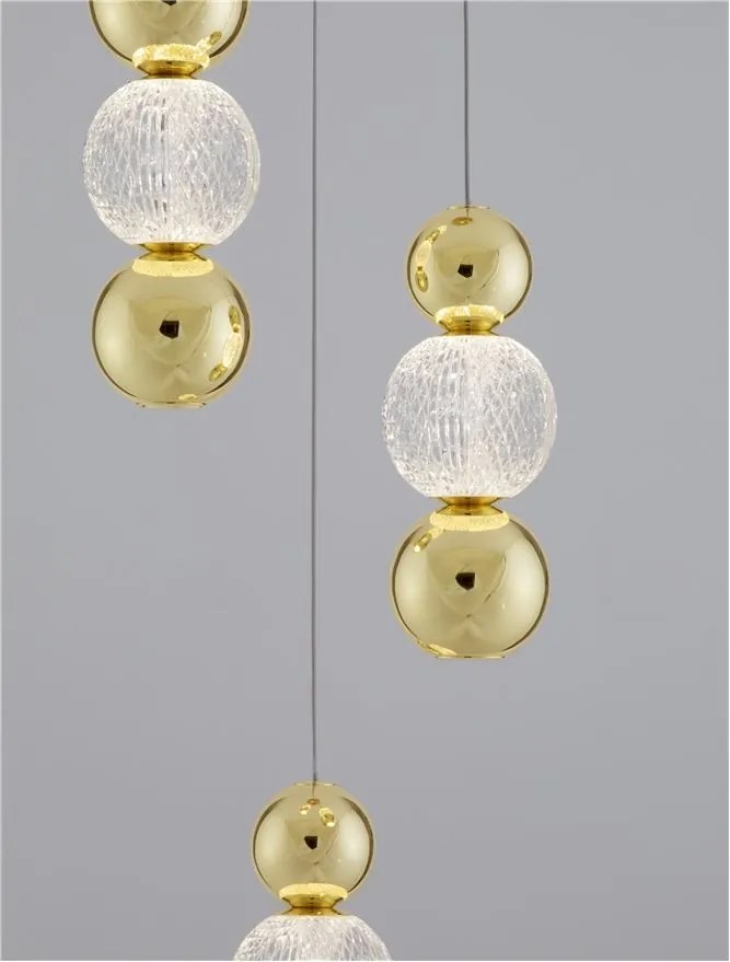 Lustra moderna cu 3 pendule LED design elegant BRILLE