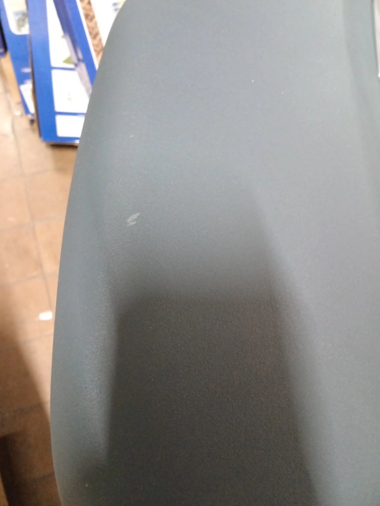 OFERTA Scaun Osaka gri ardezie cu picioare negre, calitatea II