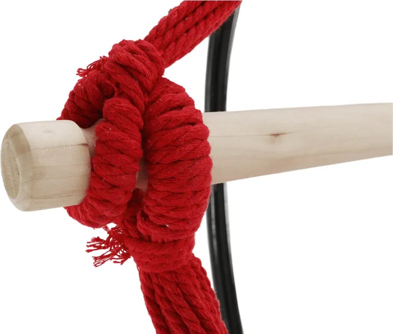 Hamac din pânză agăţat, roşu, NIKOLO NEW