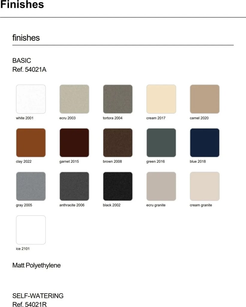 Ghiveci de flori / Jardiniera plante design decorativ modern pentru amenajari interioare si exterioare, FAZ PLANTER 54021R Vondom