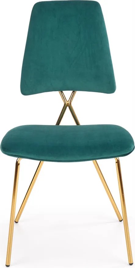 Scaun K411 velvet verde