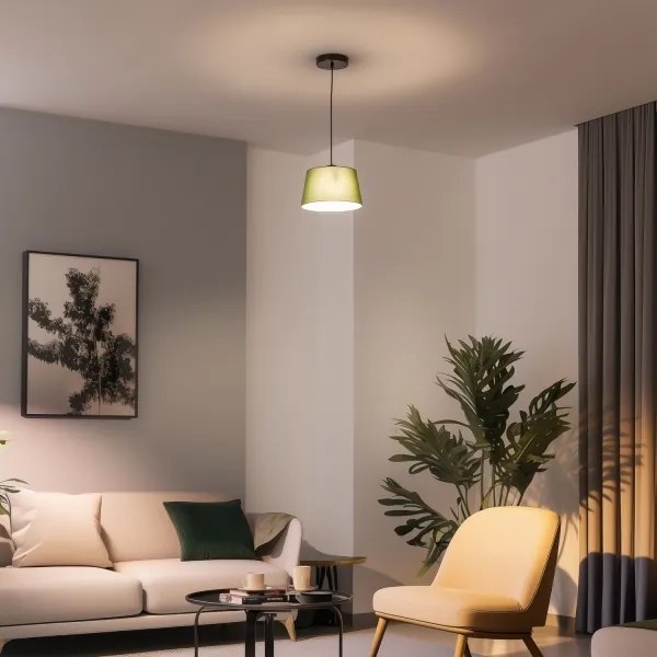 Brilagi - Lustră LED cu cablu CERIA 1xE27/40W/230V Ø25 cm verde