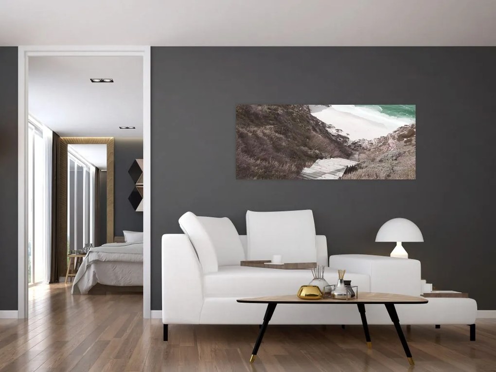 Tablou - Călătorie spre Marea de Smarald (120x50 cm)