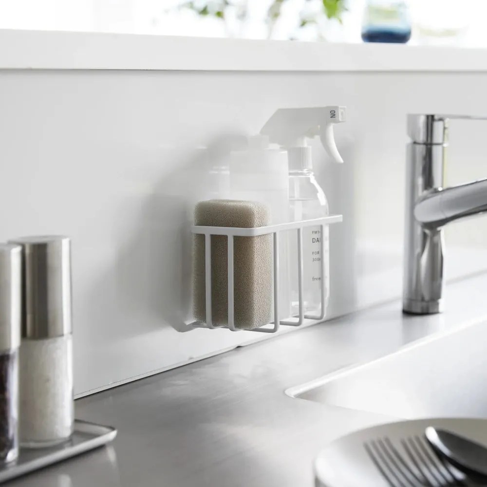 Suport pentru accesorii de spălat alb autoadeziv din metal Film Hook – YAMAZAKI