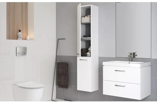 Cersanit S801-147-DSM - Dulap suspendat pentru baie cu lavoar LARA, 60 cm, alb