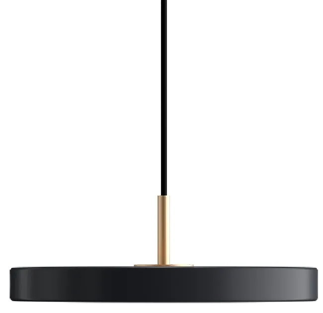 Lustra LED design scandinav Asteria mini - anthracite grey/ auriu