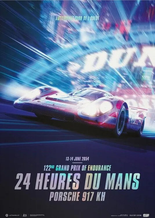 Imprimare de artă Porsche 917 KH - Future - 24h Le Mans - 2054