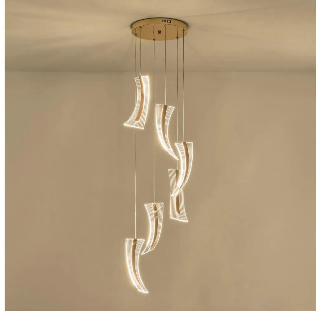 Lustră LED pe cablu 6xLED/10W/230V 3000K