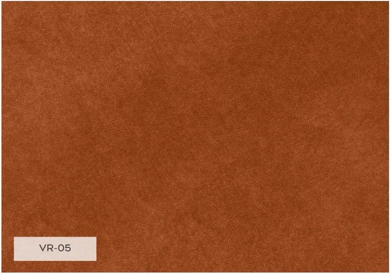 Canapea cărămizie extensibilă cu tapițerie din catifea 225 cm Charming Charlie – Miuform