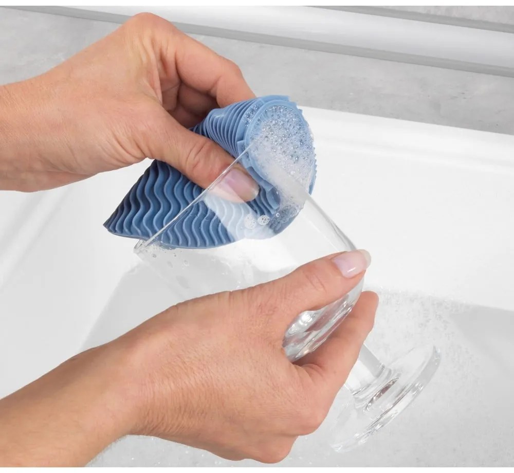 Set de 2 bureți din silicon pentru spălarea vaselor Wenko