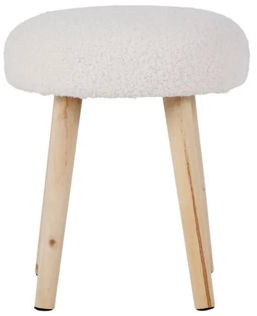 Taburet Ivory Boucle 35x42 cm
