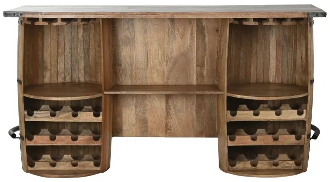 Consola de bar, din lemn de mango, Barrel